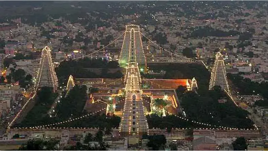 Arunachalam Temple Tiruvannamalai - Agni Lingam Site